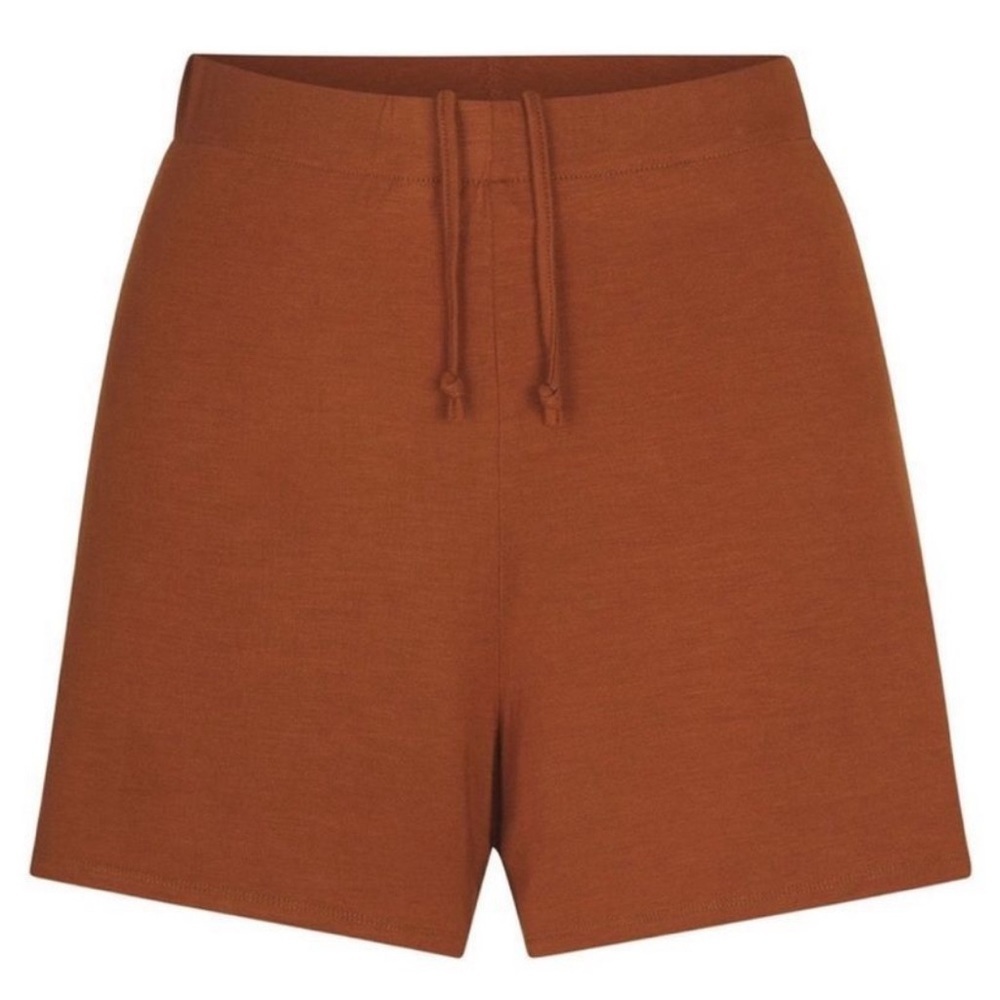 SKIMS SLEEP SHORTS IN COPPER SIZE XL STRETCHY SOFT LOUNGE SHORTS